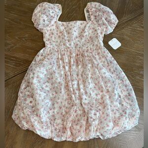 Alter'd State Floral Pink bubble Dress